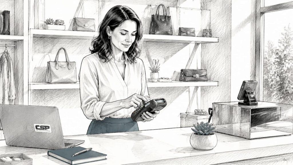 Merchant managing declined card transactions effectively