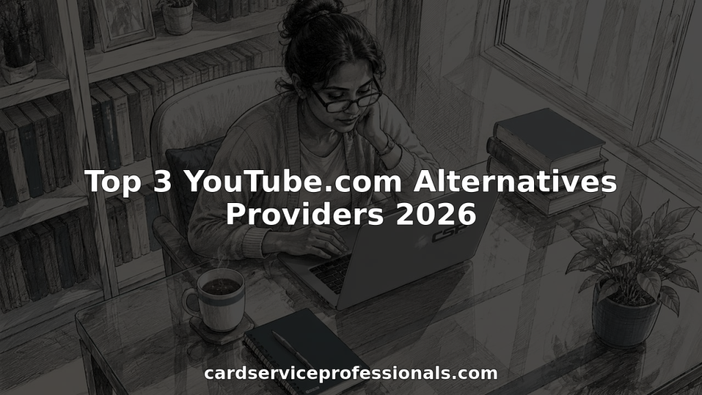 Woman browsing YouTube alternative platforms on laptop